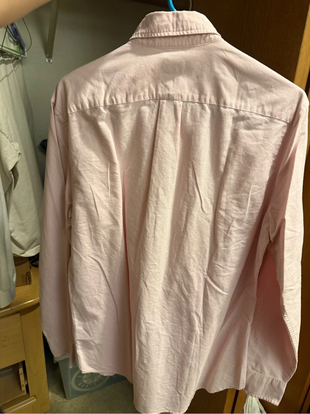 JCREW men’s pink flex oxford classic fit- M